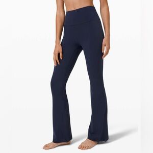 Lululemon Navy Groove Nulu Super-High-Rise Flared Pant